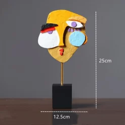 Abstract Art Painted Human Face Decoration - Image 3