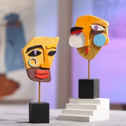 Abstract Art Painted Human Face Decoration - Image 2