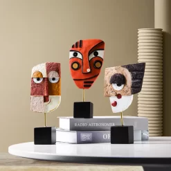 Abstract Art Painted Human Face Decoration - Image 6