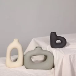 Nordic Frosted Ceramic Vase Ornaments - Image 2