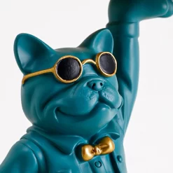 Bulldog Waiters Resin Statue - Image 4