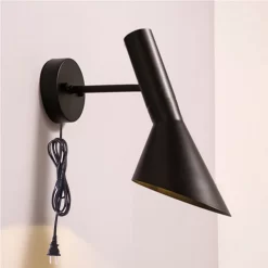 Retro Black Iron AJ Wall Light - Image 2