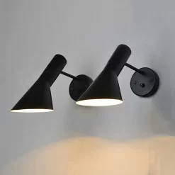 Retro Black Iron AJ Wall Light - Image 3