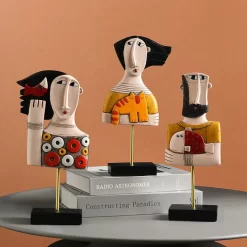 Vilead Home Decor Craft Abstract People Statue - Image 3