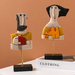 Vilead Home Decor Craft Abstract People Statue - Image 4