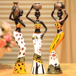 Vilead Resin African Women Statue - Image 6