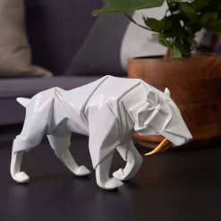 Modern Minimalist Origami Animal Resin Handicraft - Image 5