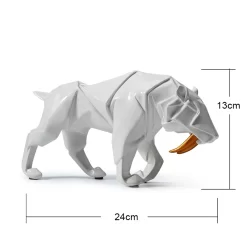 Modern Minimalist Origami Animal Resin Handicraft - Image 3