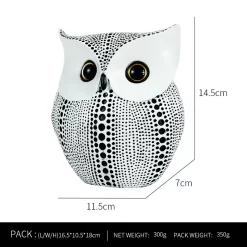 Nordic Owl Creative Statue - Image 3