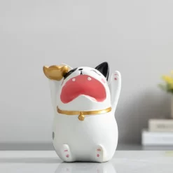 Cartoon Cat Resin Statue - Image 6