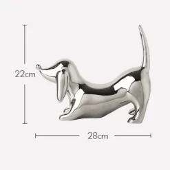 Nordic Ceramic Doberman Pinscher Statue - Image 3