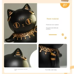 Gaia Anderson Cat Cartoon Decoration - Image 4