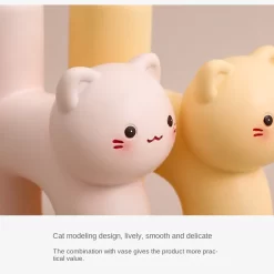 Cartoon Kitten Resin Vase - Image 4