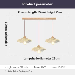 Vintage Chandelier Minimalist Crystal Glass - Image 5