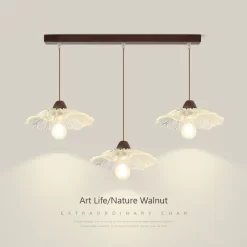 Vintage Chandelier Minimalist Crystal Glass - Image 2