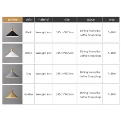 Modern LED Chandelier Industrial Pendant Lamp - Image 6