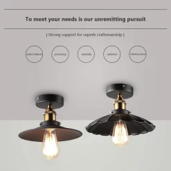 Retro Ceiling Lamp American Country Style - Image 5