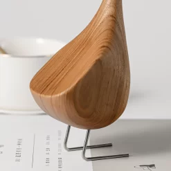 Nordic Wooden Goose Figurines - Image 5