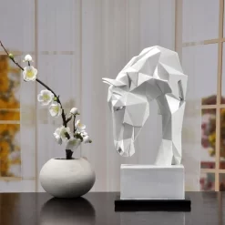 Horse Head Ornaments Resin Nordic Modern - Image 2