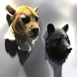 Animal Head Wall Decoration Statues - Image 6