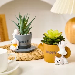 Cute Animal Flower Pot Ceramic Vase - Image 2