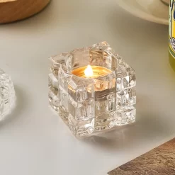 Nordic Style Square Glass Candle - Image 5