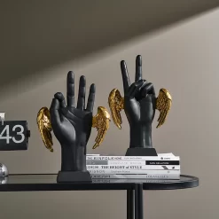 Abstract Black Gesture Figurine - Image 2