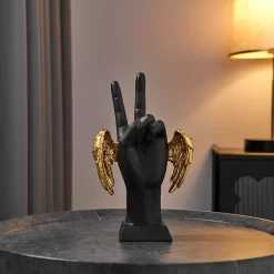 Abstract Black Gesture Figurine - Image 5