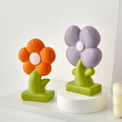 Cute Ceramic Flower Desktop Decoration - Image 3