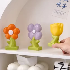 Cute Ceramic Flower Desktop Decoration - Image 4