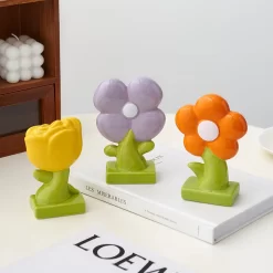 Cute Ceramic Flower Desktop Decoration - Image 5