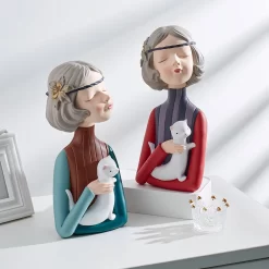 Modern home decorations Simplicity miniature sculptures - Image 3