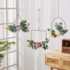 Minimalism Hanging Dried Flower Wall Decor - Image 3
