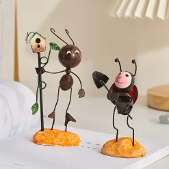 Bottom of the Stone Wrought Iron Furnishing Ant - Image 2
