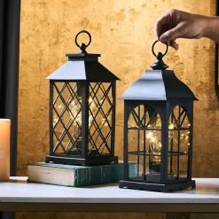 Vintage Plastic Black Wind Lamp - Image 5