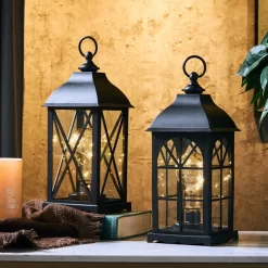 Vintage Plastic Black Wind Lamp - Image 3