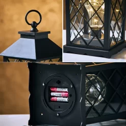 Vintage Plastic Black Wind Lamp - Image 6