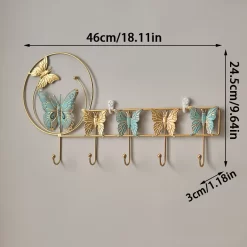 Luxury Iron Art Butterfly Hooks - Image 6