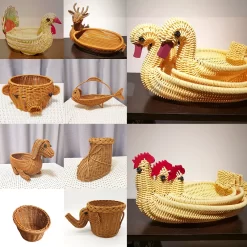 Rattan Woven Basket - Image 3