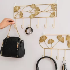 Nordic Style Golden Leaf Hook - Image 5