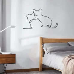 Creative Iron Art Cat Dog Wall - Image 3