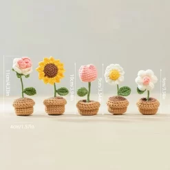 Handmade Woven Mini Potted - Image 6