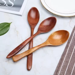 Japanese Creative Wood Spoon - Image 3