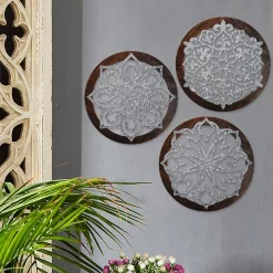 Vintage Wooden Round Board - Image 4