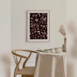 Chocolate Macarons Coffee Beans Cappuccino Posters And Prints Wall Art - Image 3