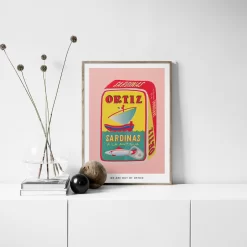 Vintage Milk Juice Soda Canned Fish Packaging Posters - Image 3