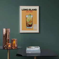 Long Island Ice Tea Margatita Cocktail Nordic Posters - Image 2