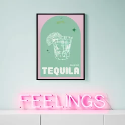 French Martini Mojito Gin Aperitif Cocktail Wall Art - Image 3