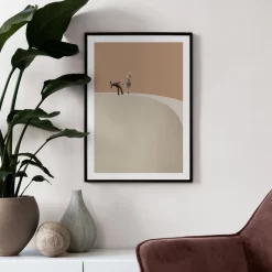 Abstract Nordic Poster Whale Magic Kettle Diving Wine Dancing Wall Art - Image 4