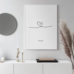 Custom Name Hand In Hand Love Family Nursery Wall Art - Image 5